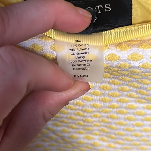 Talbots Cotten blend stretchy textured pencil skirt - Picture 3 of 6